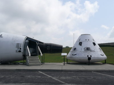 In front of the museum