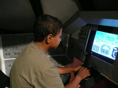 Tony at the controls