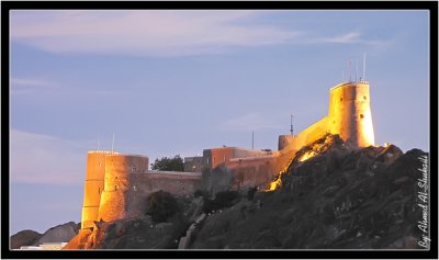 Mirani Fort in Muscat during sunset