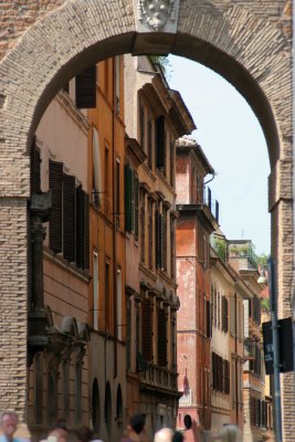 Street through arch
