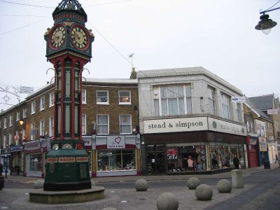 Shops & Clock
