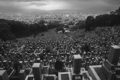 cemetary over Kyoto