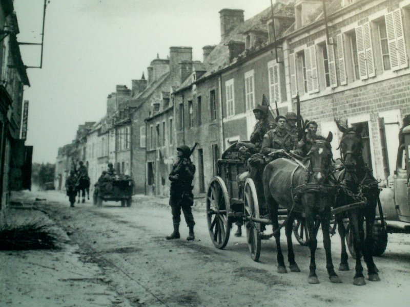 The streets of Ste Mere Eglise during the landings