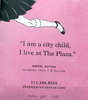 Sign at The Plaza