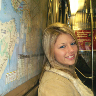 Jordyn on subway