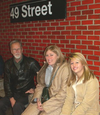 Our subway stop