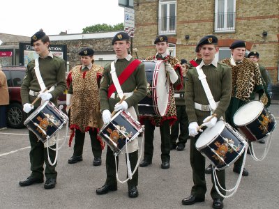 May 6 -A band played in honor of the MTB docking in Sandwich