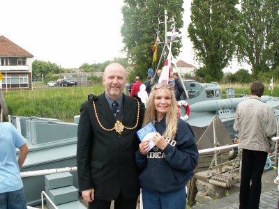 May 6 -Me and the mayor of Sandwich