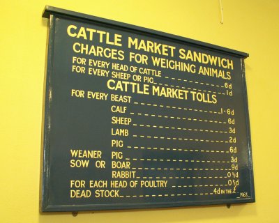 May 8 - Sign in the Guildhall of days gone by