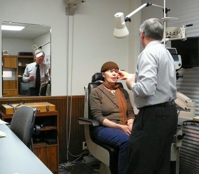 Optometrist Dr. Michael Flandro at Work P1010042