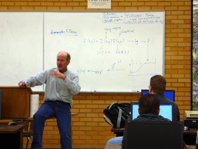 Dr Ken Bosworth teaching Computer Science at Idaho State University P1010155.JPG