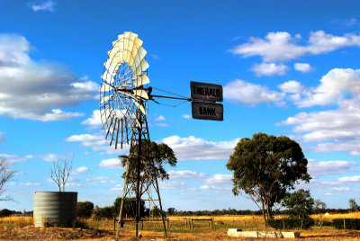 Windmill on a Farm