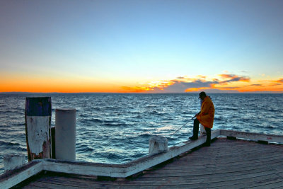 Fisherman sunset