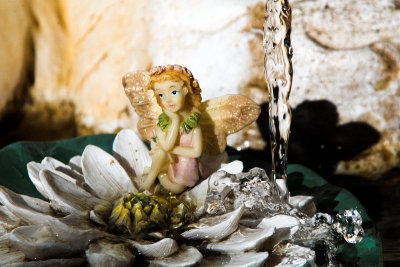 Fairy in the fountain