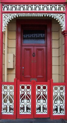 Queenscliff house door