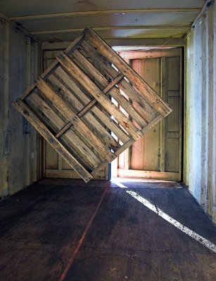 Pallet in a Shipping Container  ~