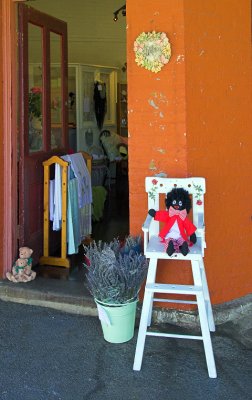 Golliwog on high chair