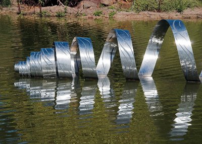 Chrome coil in lake ~