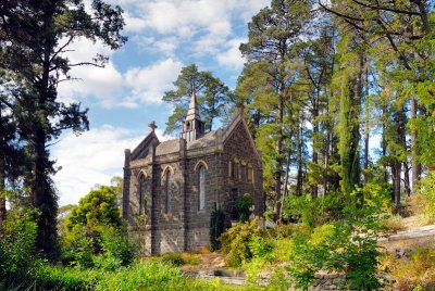 Montsalvat Chapel and garden ~