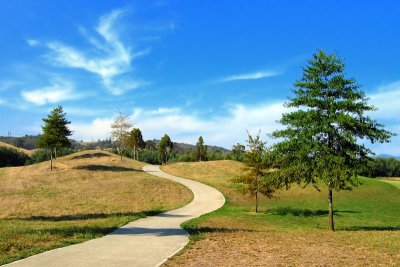 Winding path