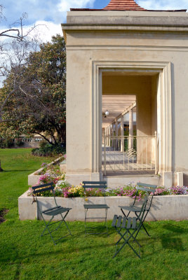 chairs on the lawn