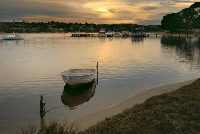 Moored on the Lake ~