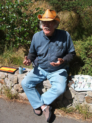 landscape painter, Telegraph Hill