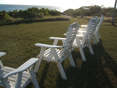 deck chairs with sea view, Inn on the Blue Horizon