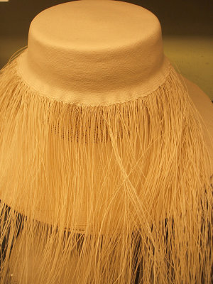 partially woven panama hat, Calle de Tetuan
