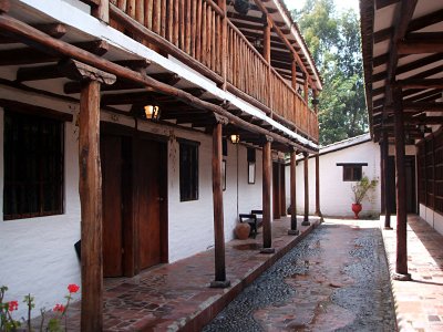 upper courtyard, looking south