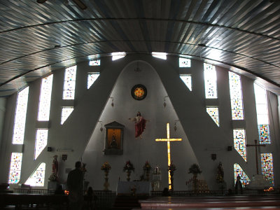 inside Saquisili's main church