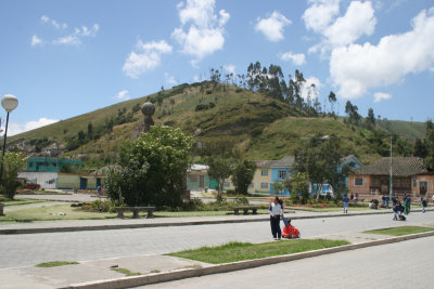 Calacali town square