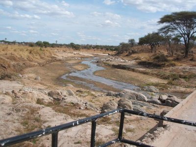 Crossing theTargangire River