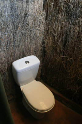 Olduvai tented camp toilet