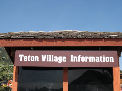 Teton village - ski area for Mt. Bridger.