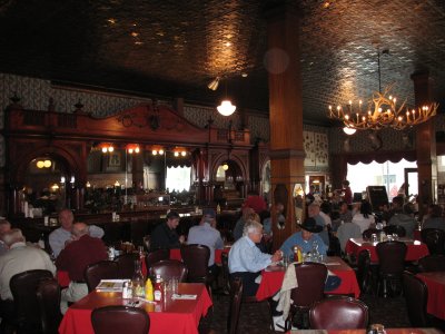 Inside the Irma - beautiful! Had a great lunch there.