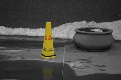 Icy Areas Caution