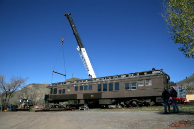 How do you move a 100,000 lb rail car?