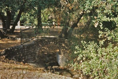 Stone bridge on the way to the lake