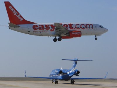 2 Aircrafts at Faro International Airport