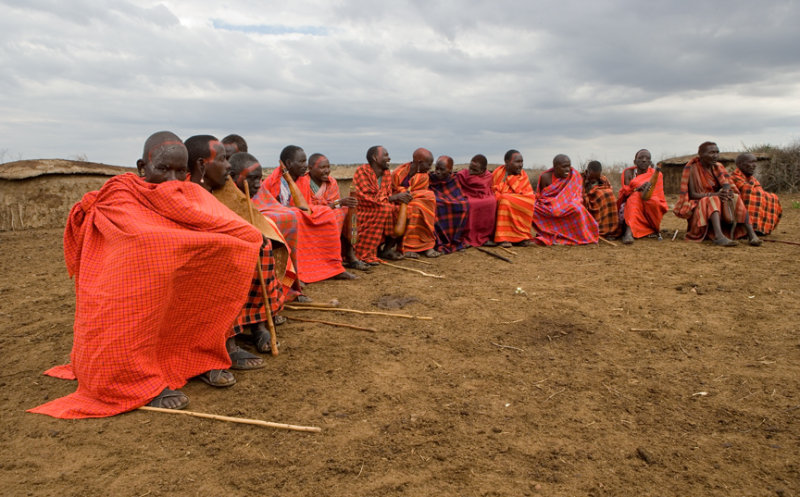 Masai Elders in session
