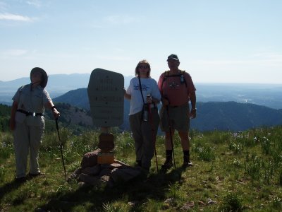 summit hikers distracted.JPG