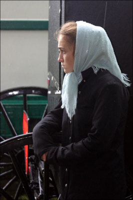 Young Amish woman