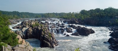 Great Falls of the Potomac River - panorama