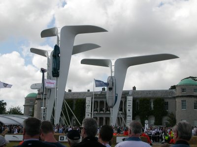 Gerry Judah's sculpture in recognition of world speed records