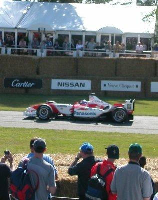 Olivier Panis in the Toyota