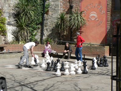 Chess in the sun