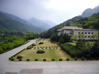 Mt. Myohyand, view from Kim Jong-Il pavilion