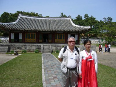 Me with Kaesong Museum guide