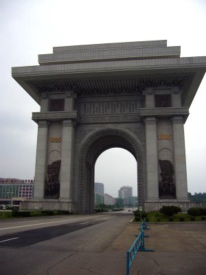 Pyongyang Arch of Triumph, just a bit taller